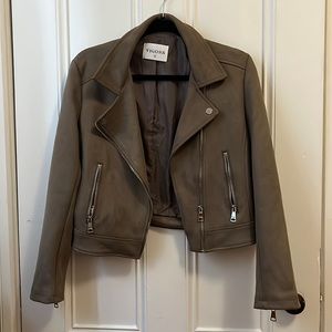 Vigoss faux suede moto jacket
